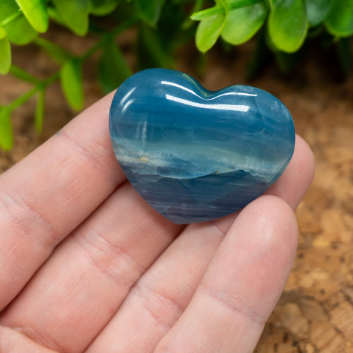 Blue Onyx Heart #1