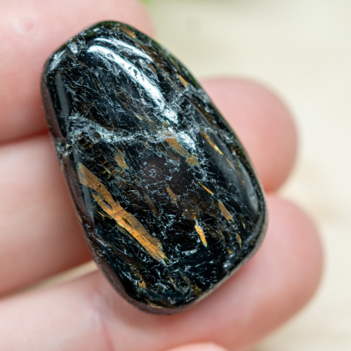 Nuummite Pocket Piece #7