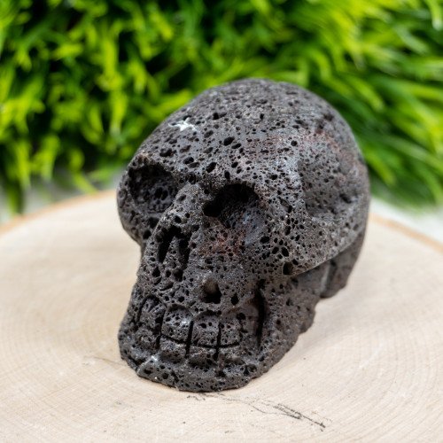 Lava Rock Skull