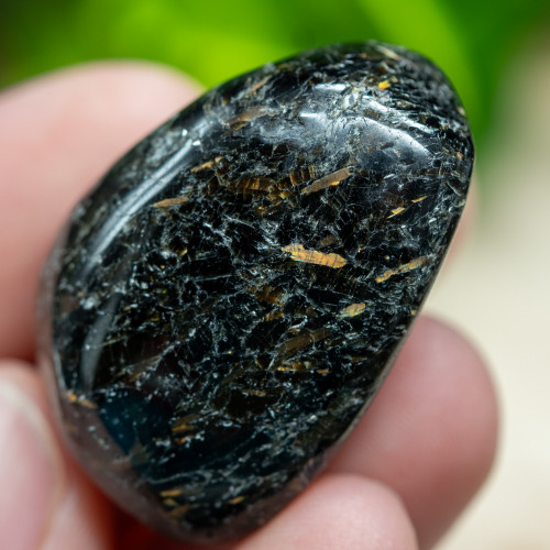 Nuummite Pocket Piece #1