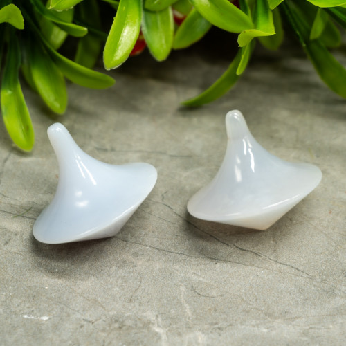 Random Blue Chalcedony Spinner