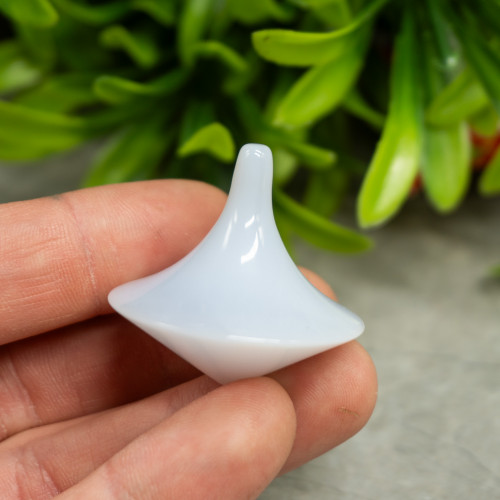 Random Blue Chalcedony Spinner