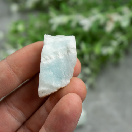 Small Raw Caribbean Blue Calcite