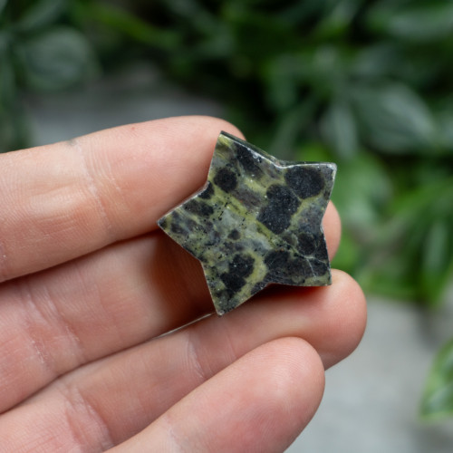 Random Nephrite Jade Star