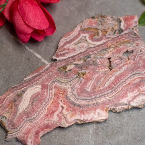 Rhodochrosite Slice