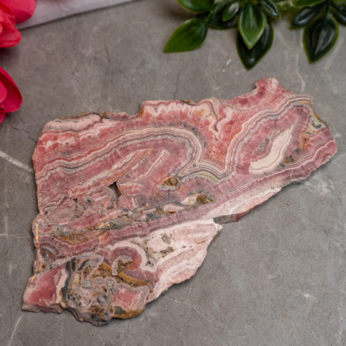 Rhodochrosite Slice