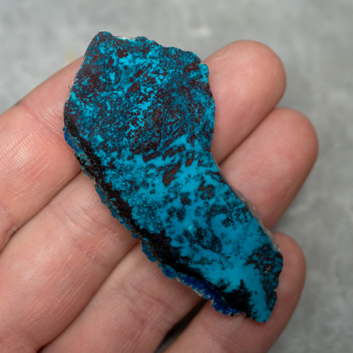 Chrysocolla, Shattuckite, and Tenorite Slab #2