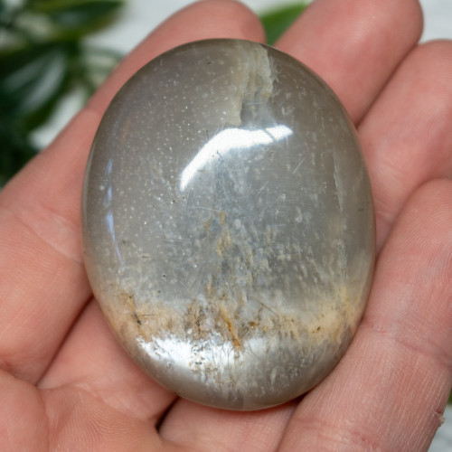 Black Moonstone Palm stone #3