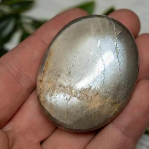 Black Moonstone Palm stone #3