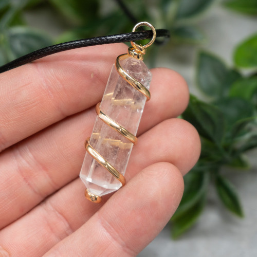 Quartz Wire Wrapped Necklace