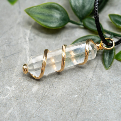 Quartz Wire Wrapped Necklace