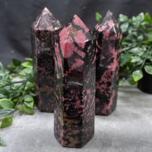 Rhodonite Large Tower