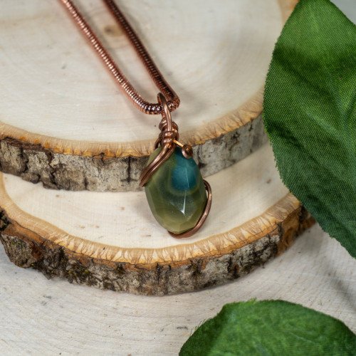 Facetted Royal Imperial Jasper Oval Wrap