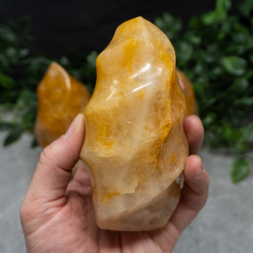 Golden Healer Quartz Large Flame