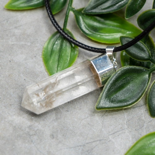 Quartz Small Polished Point Necklace