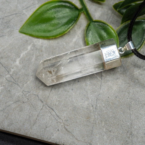 Quartz Small Polished Point Necklace