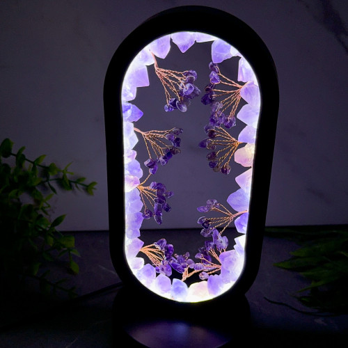 Amethyst Oval Portal Light