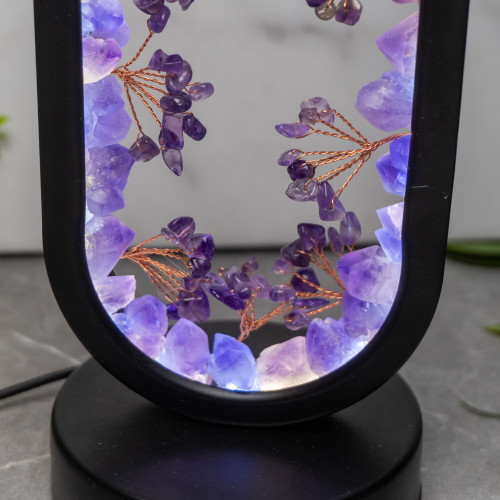 Amethyst Oval Portal Light