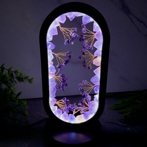 Amethyst Oval Portal Light