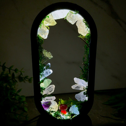 Garden Quartz Oval Portal Light