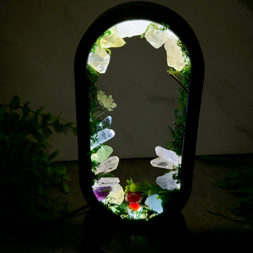 Garden Quartz Oval Portal Light