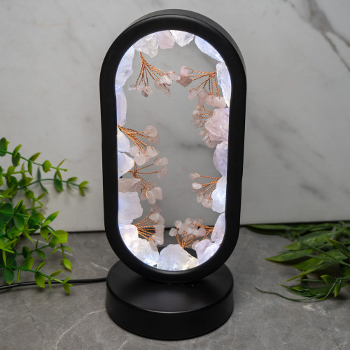 Rose Quartz Oval Portal Light