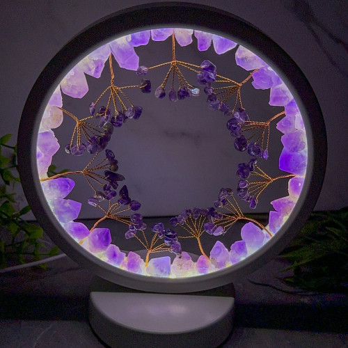 Amethyst Circle Portal Light