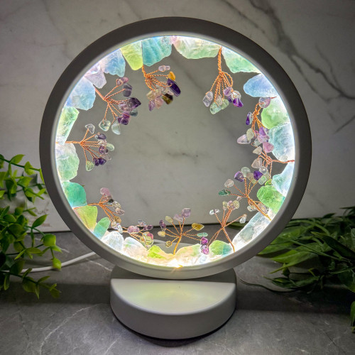 Fluorite Circle Portal Light