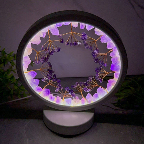 Amethyst Circle Portal Light