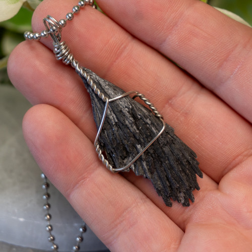 Black Kyanite Wire Wrap #1