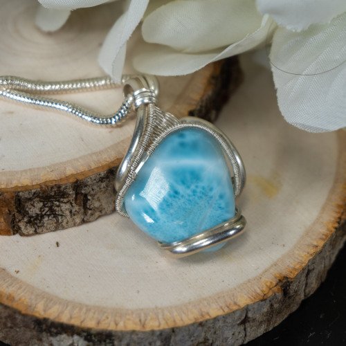 Larimar Imperial Pendant Wrap