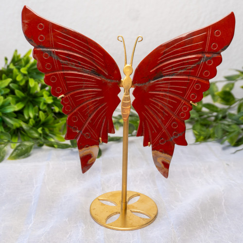 Red Jasper Large Butterfly