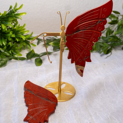 Red Jasper Large Butterfly