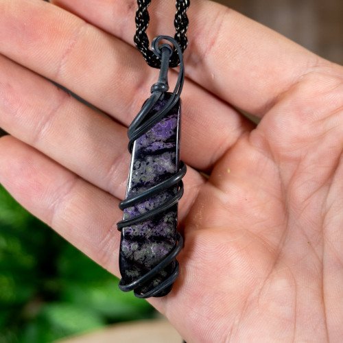 Sugilite Long Pendant Wrap