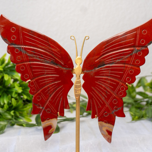 Red Jasper Large Butterfly