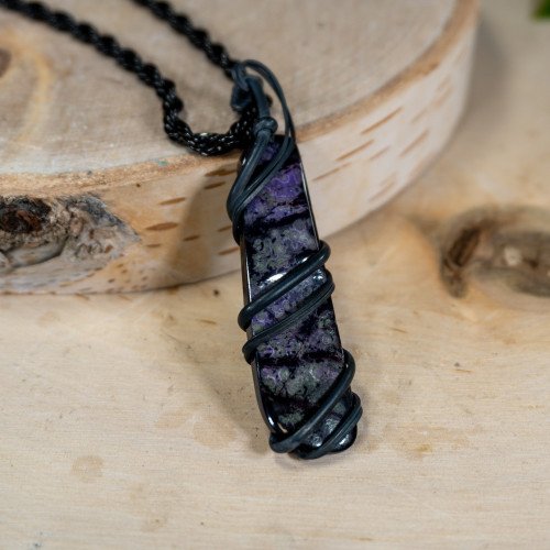 Sugilite Long Pendant Wrap