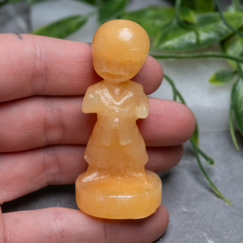 Orange Calcite Krillin