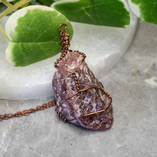 Cherry Tanzurine Wire Wrap #3