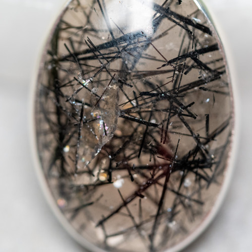 Tourmalinated Quartz Pendant #1