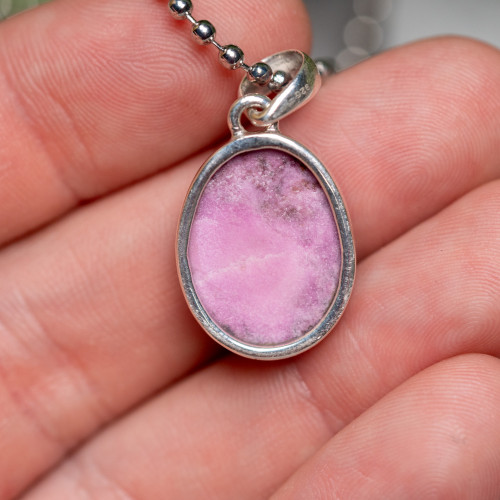 Cobaltoan Calcite Pendant #1