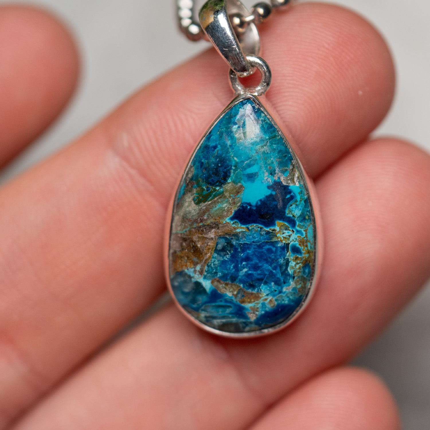 Shattuckite Pendant #1 - The Crystal Council