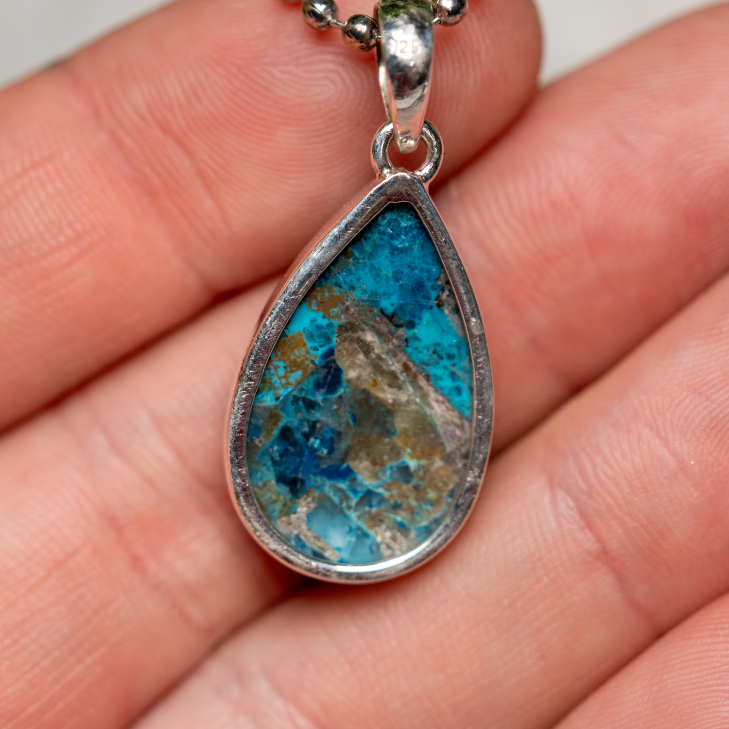 Shattuckite Pendant #1 - The Crystal Council