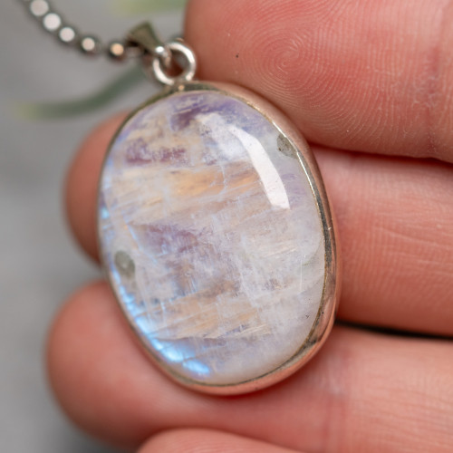 Rainbow Moonstone Pendant #2