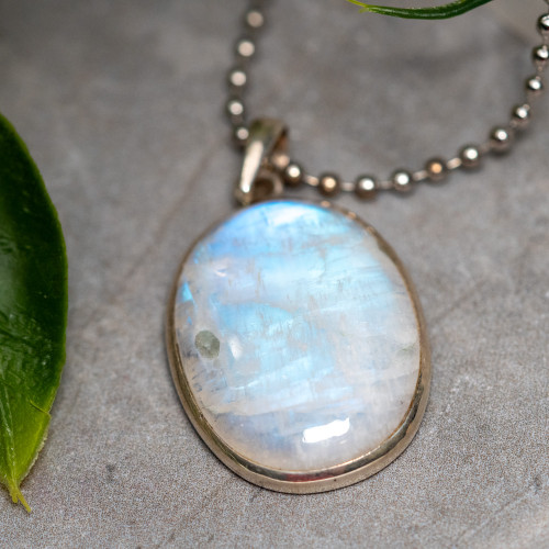 Rainbow Moonstone Pendant #2