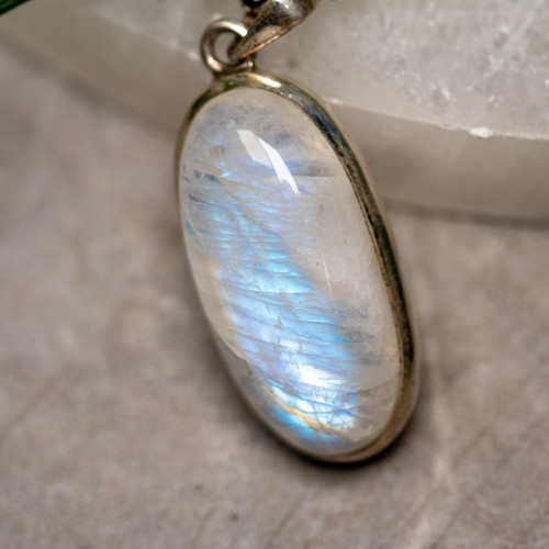 Rainbow Moonstone Pendant #1