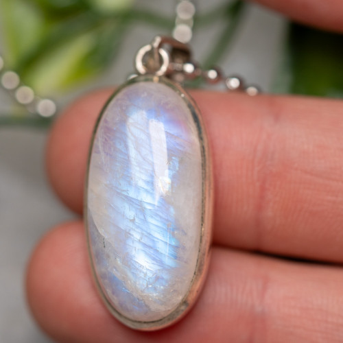 Rainbow Moonstone Pendant #1