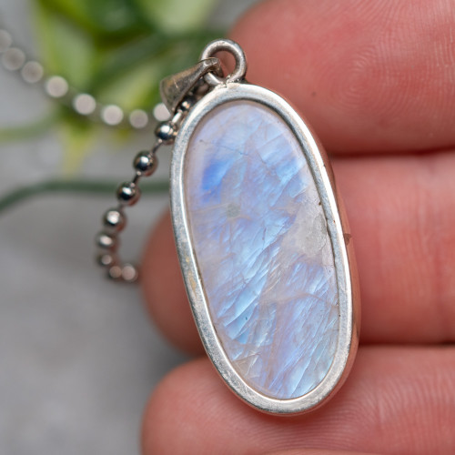 Rainbow Moonstone Pendant #1