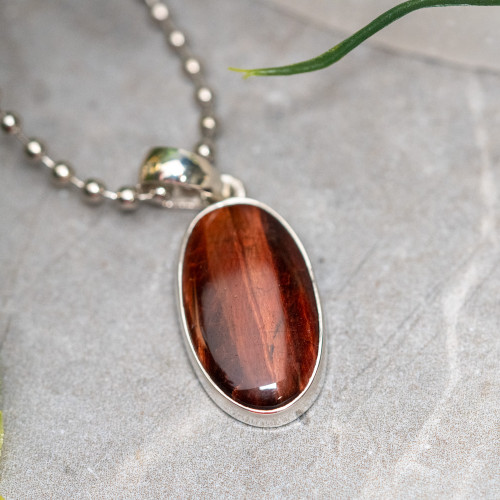 Red Tiger Eye Pendant #1