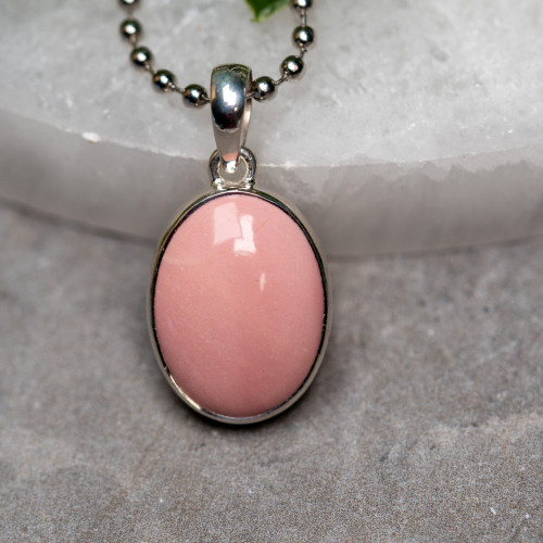 Pink Opal Pendant #2