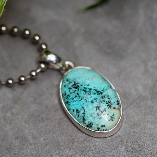 Chrysocolla Pendant #4